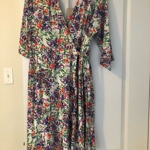 Floral Wrap Dress
